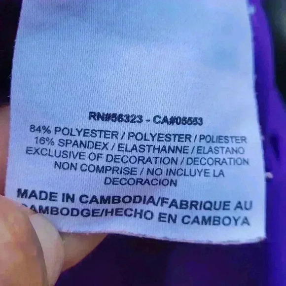 NIKE Pro dri-fit fitted 1/4 zip Pullover Purple / Orange Size Small - Picture 6 of 10